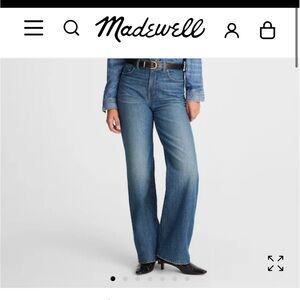 Madewell Perfect Vintage Wide Leg Crop Jeans